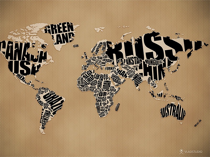 world map desktop wallpaper. the world map 2009